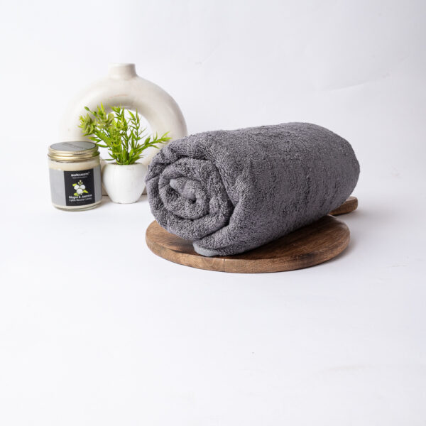 Bamboo Hand Towel - Grey - Image 6