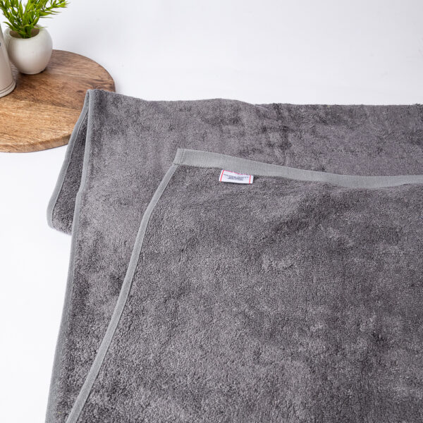 Bamboo Hand Towel - Grey - Image 5