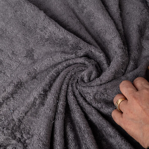 Bamboo Hand Towel - Grey - Image 4