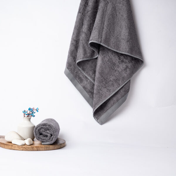 Bamboo Hand Towel - Grey - Image 8