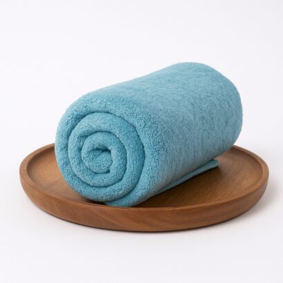 Blue Bamboo Bath Towel – soft, absorbent, eco-friendly towel